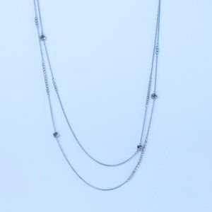 Silver Layered Necklace